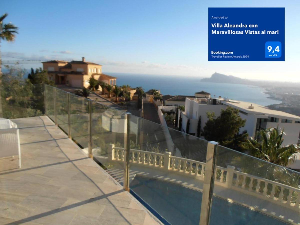 Villa Aleandra Con Maravillosas Vistas Al Mar! Altea Exterior foto